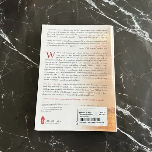 Fearless at Work: Timeless Teachings for Awakening Confidence, Resilience, and Creativity in the Face of Life's Demands listing photo 3