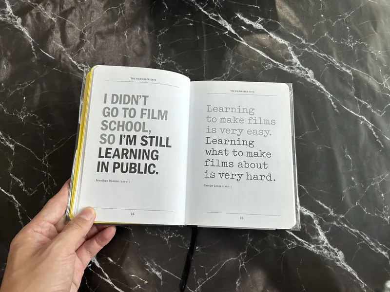 The Filmmaker Says: Quotes. Quips. and Words of Wisdom listing photo 2