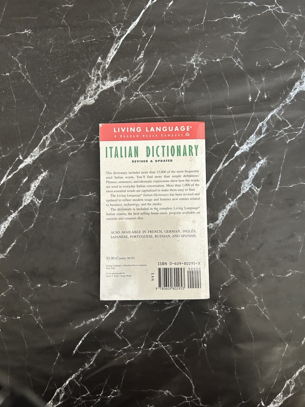 Basic Italian Dictionary (LL listing photo 3